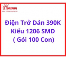Điện Trở Dán 390K Kiểu 1206 SMD  ( Gói 100 Con)