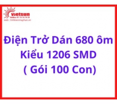Điện Trở Dán 680 ôm Kiểu 1206 SMD  ( Gói 100 Con)