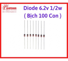 Diode 6.2v 1/2w ( Bịch 100 Con )