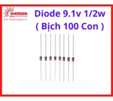 Diode 9.1v 1/2w ( Bịch 100 Con )