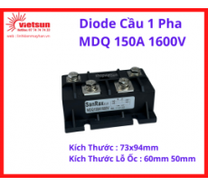 Diode Cầu 1 Pha  MDQ 150A 1600V Xác To