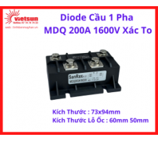 Diode Cầu 1 Pha  MDQ 200A 1600V Xác To