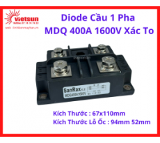Diode Cầu 1 Pha  MDQ 400A 1600V Xác To