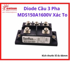 Diode Cầu 3 Pha  MDS150A1600V Xác To