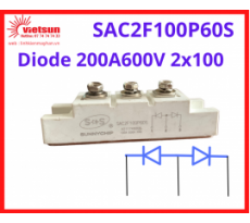 Diode SAC2F100P60S 200A600V 2x100