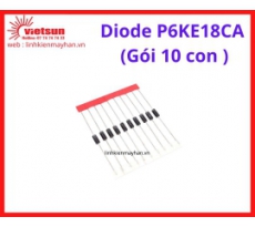 Diode P6KE18CA  (Gói 10 con )